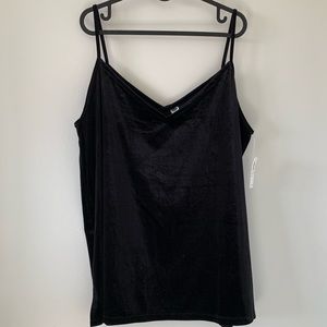 Velvet top from Old Navy